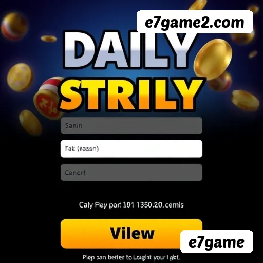 Aplicativo móvel e7game para iOS e Android